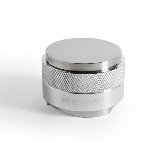 Rocket Espresso 2-in-1 Tamper and Coffee Distributor for 58mm Portafilters in Silver