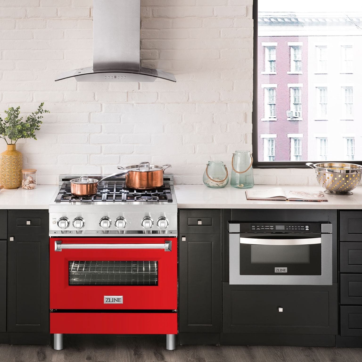 zline-30-in-dual-fuel-range-with-gas-cooktop-and-electric-oven-in-stainless-steel-with-red-matte-door-ra-rm-30