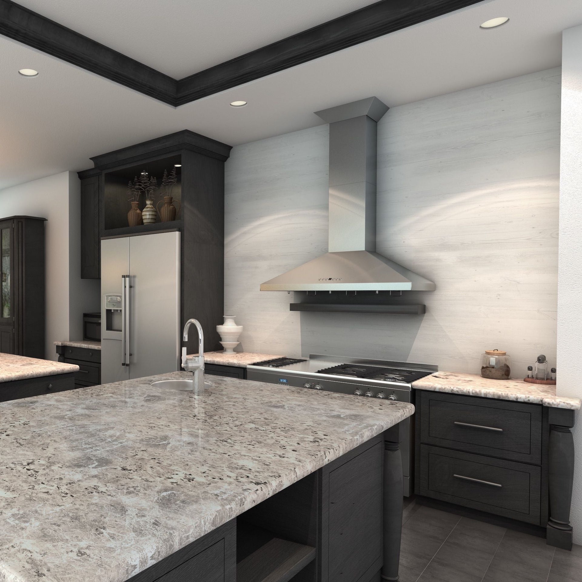 zline-36-in-wall-mount-range-hood-stainless-steel-with-bluetooth-speakers-crownsound™-kf2crn-bt-36