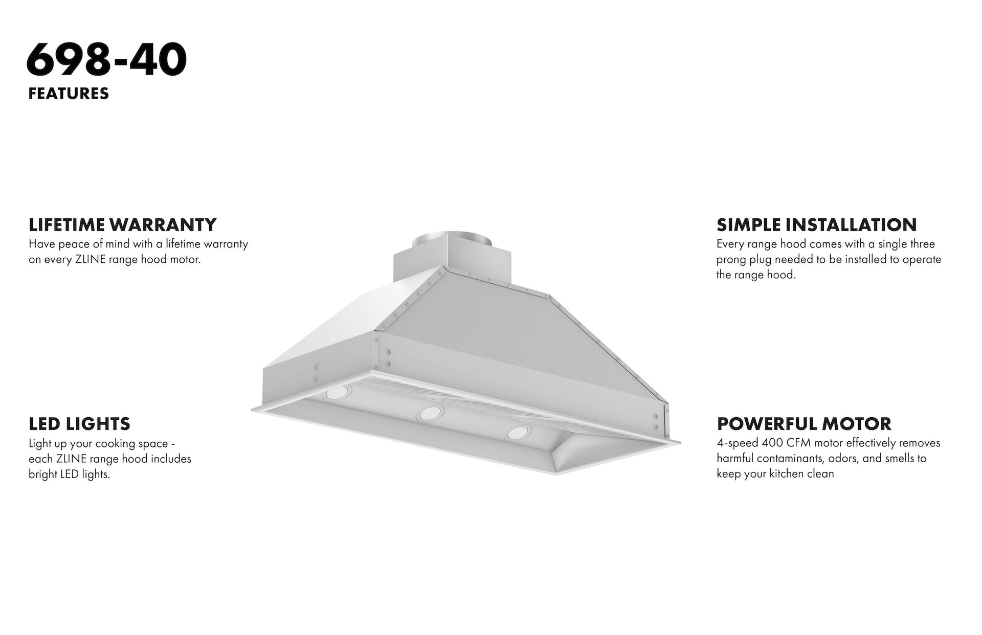 zline-40-in-range-hood-insert-wall-mount-stainless-steel-18-in-depth-400-cfm-led-lighting-dishwasher-safe-baffle-filters-698-40