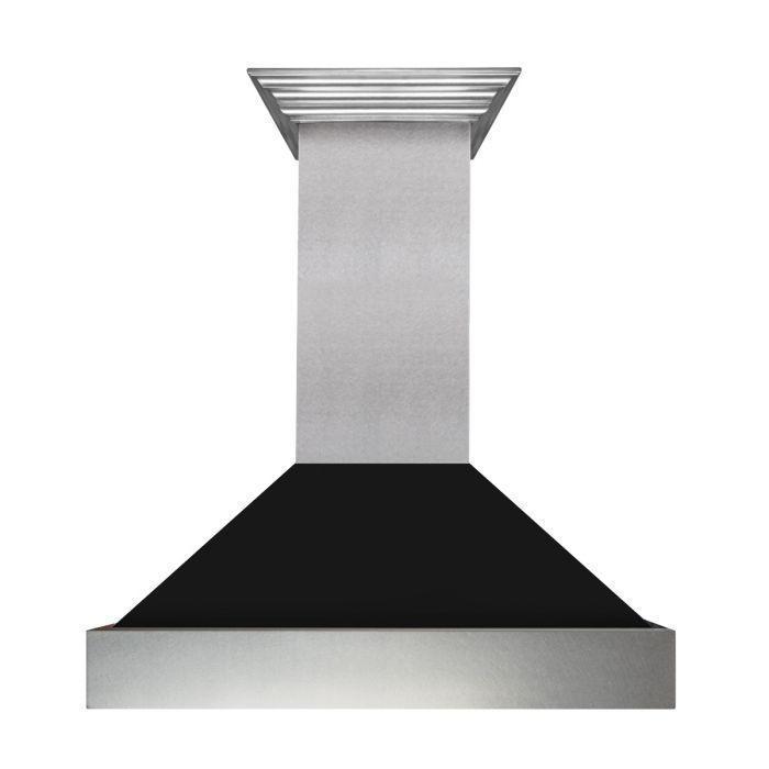 zline-30-in-dual-fuel-range-in-satin-stainless-steel-with-black-matte-door-30-in-range-hood-appliance-package-2kp-rasblmrh30