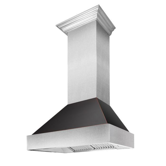 zline-30-in-wall-mount-range-hood-satin-stainless-steel-with-oil-rubbed-bronze-shell-ducted-ventilation-30-inch-8654orb-30