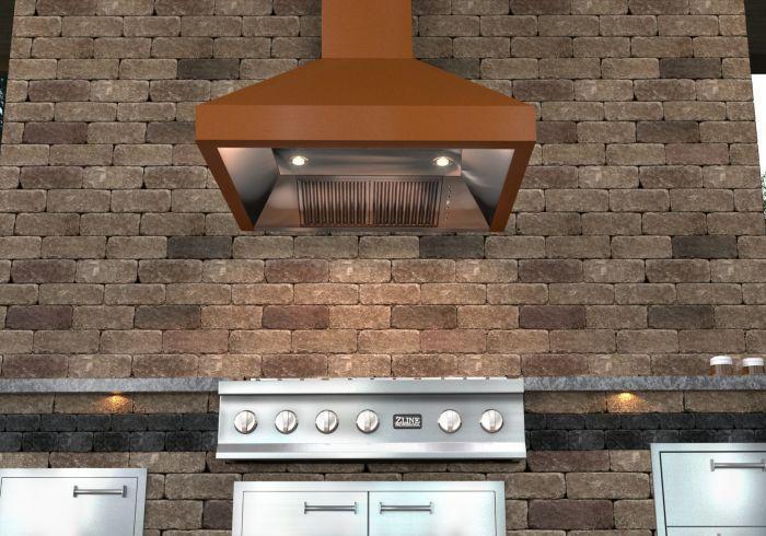 zline-48-inch-wall-mount-range-hood-copper-finish-with-crown-molding-8667c-48
