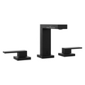 Utter Shelter Widespread Bath Faucet With Dual Handle, Matte Black Finish (US09004)