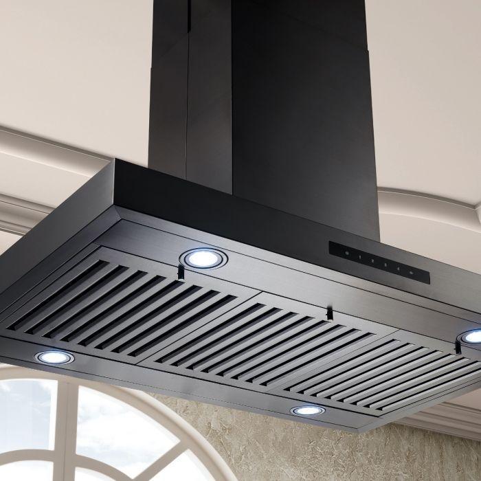 zline-36-in-island-mount-range-hood-black-stainless-steel-400-cfm-convertible-vent-led-lighting-bske2in-36