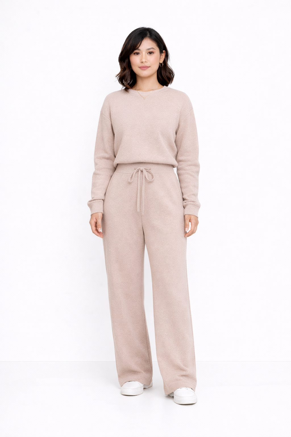 petite-lounge-co-ord-set-for-women-soft-knit-long-sleeve-top-high-waist-relaxed-fit-pants