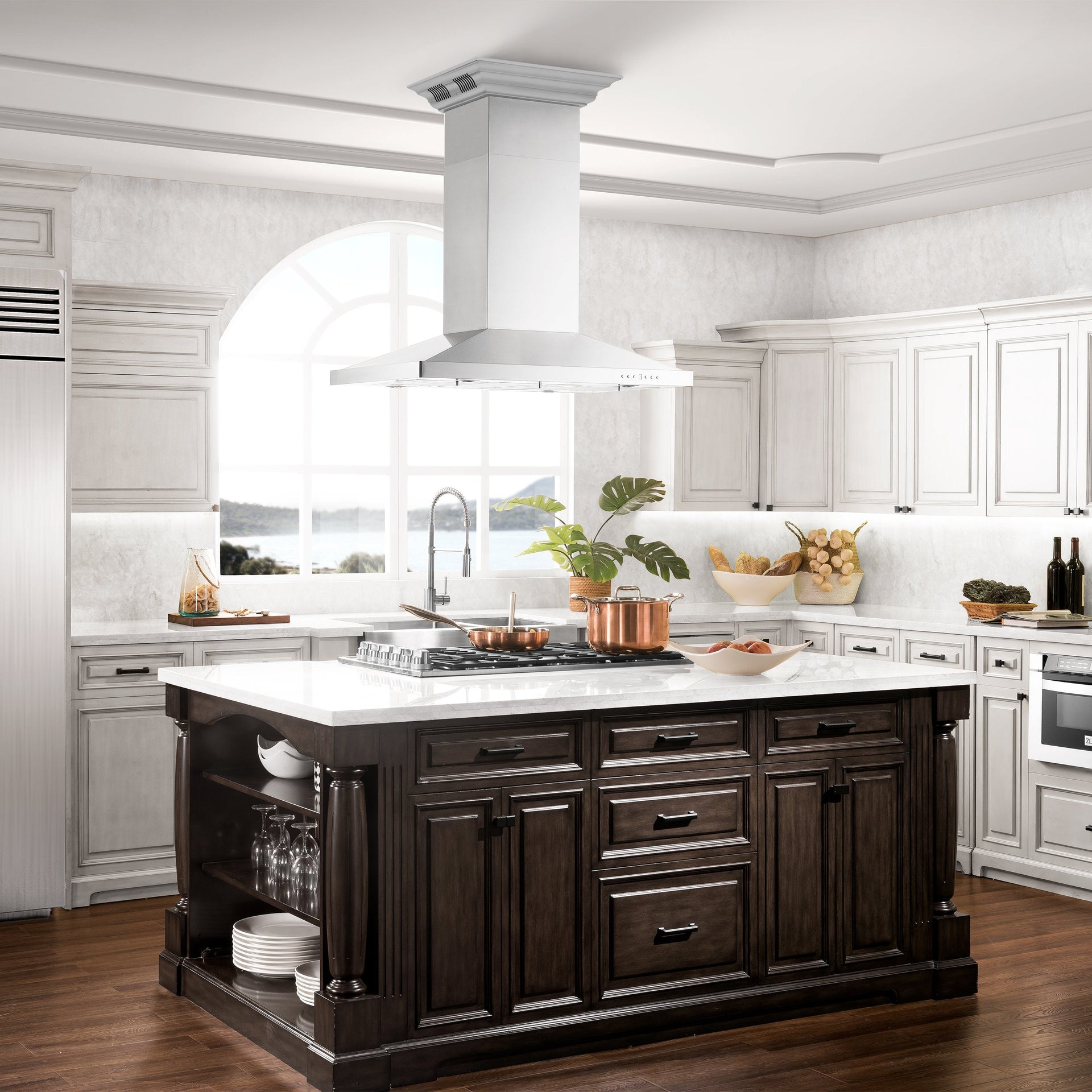zline-30-in-island-mount-range-hood-400-cfm-stainless-steel-crownsound-bluetooth-built-in-speakers-gl2icrn-bt-30