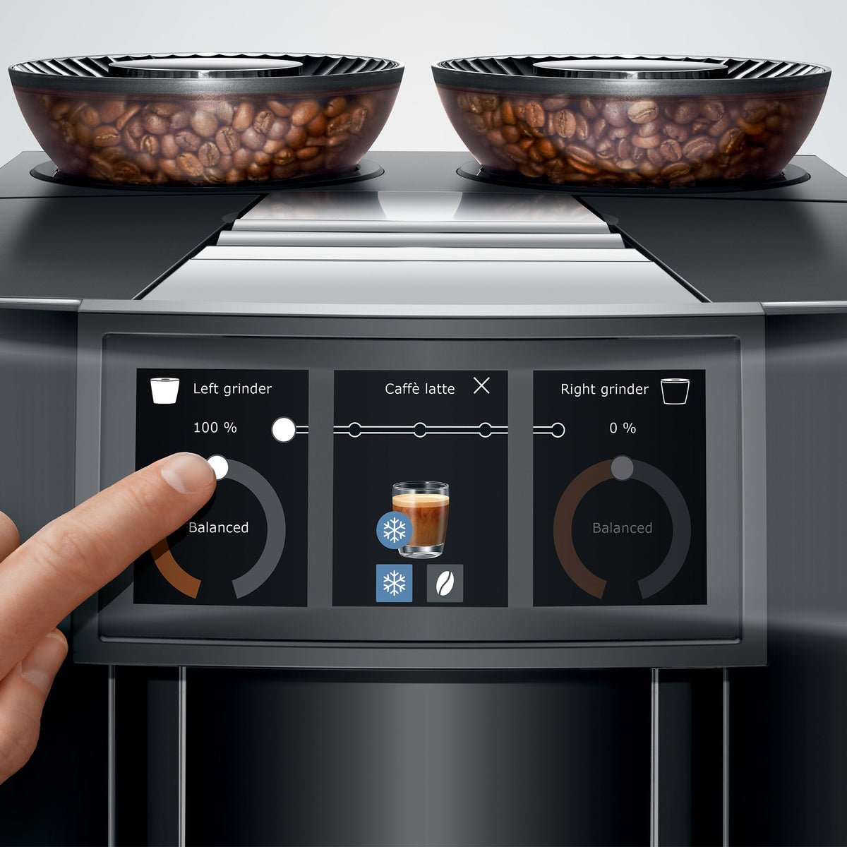 JURA GIGA 10 Fully Automatic Espresso Machine with Dual Ceramic Grinders and Cold Extraction