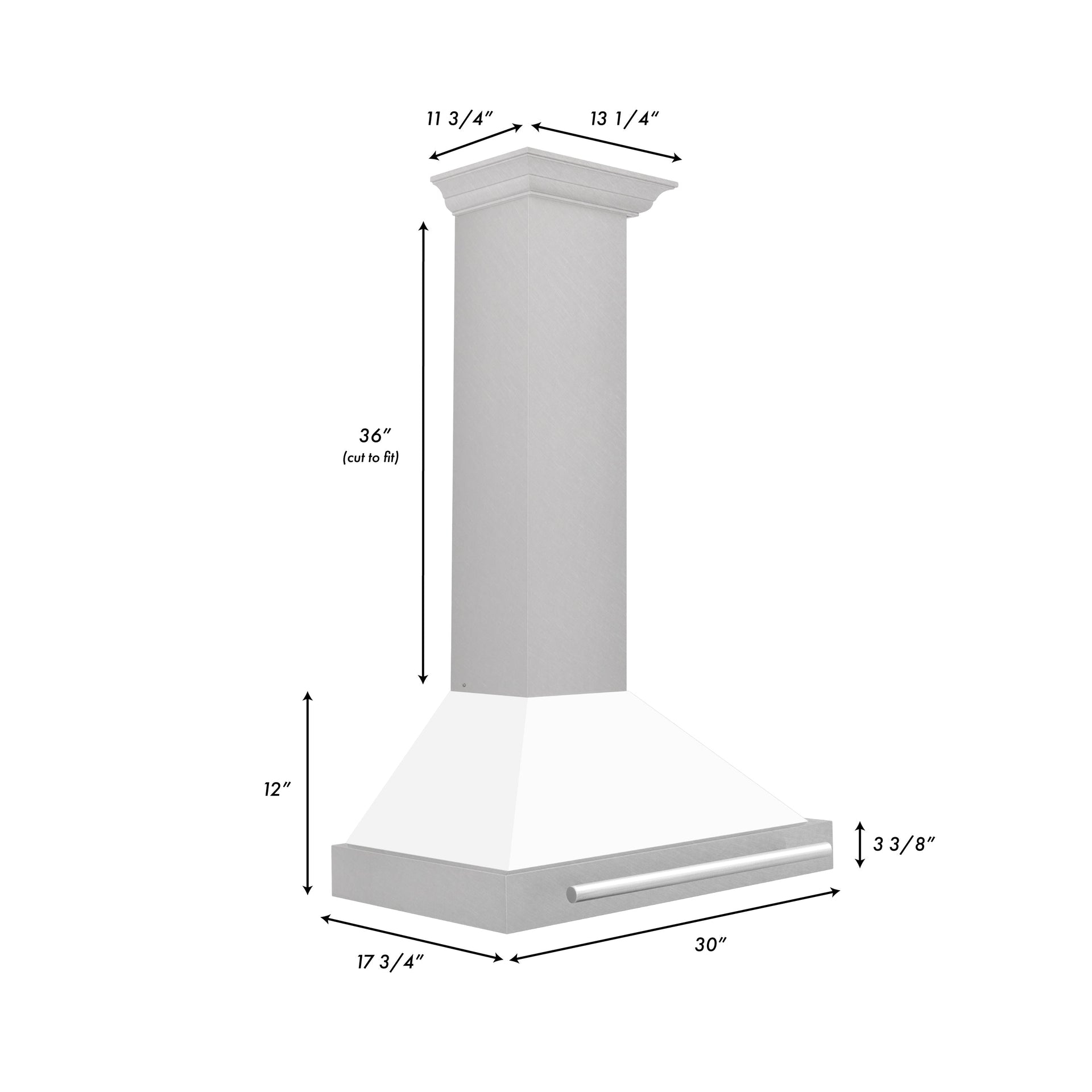 zline-30-in-wall-mount-range-hood-convertible-satin-stainless-steel-white-matte-shell-stainless-steel-handle-kb4snx-wm-30