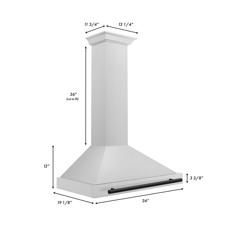zline-36-inch-wall-mount-range-hood-convertible-satin-stainless-steel-matte-black-handle-kb4snz-36-mb