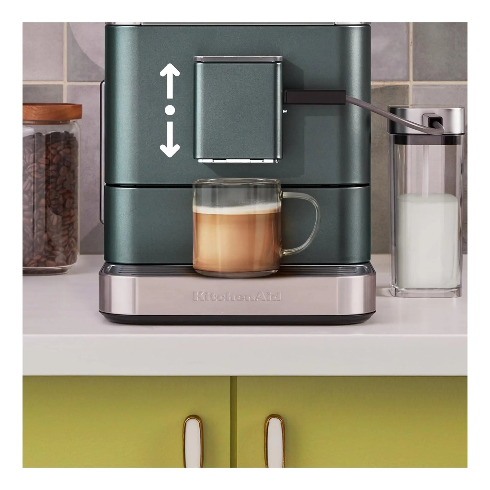 kitchenaid-fully-automatic-espresso-machine-kf7-with-milk-container-in-juniper-kes8557jp