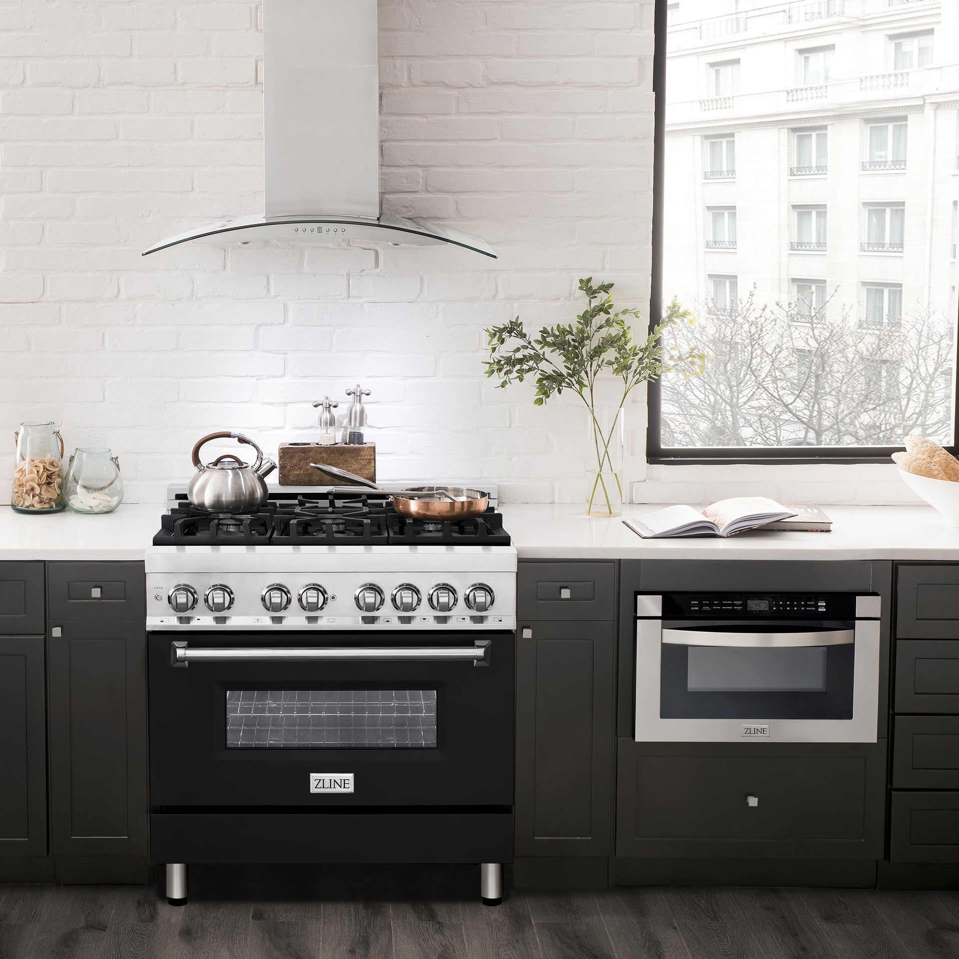 zline-36-dual-fuel-range-with-gas-burners-and-electric-oven-stainless-steel-with-black-matte-door-ra-blm-36