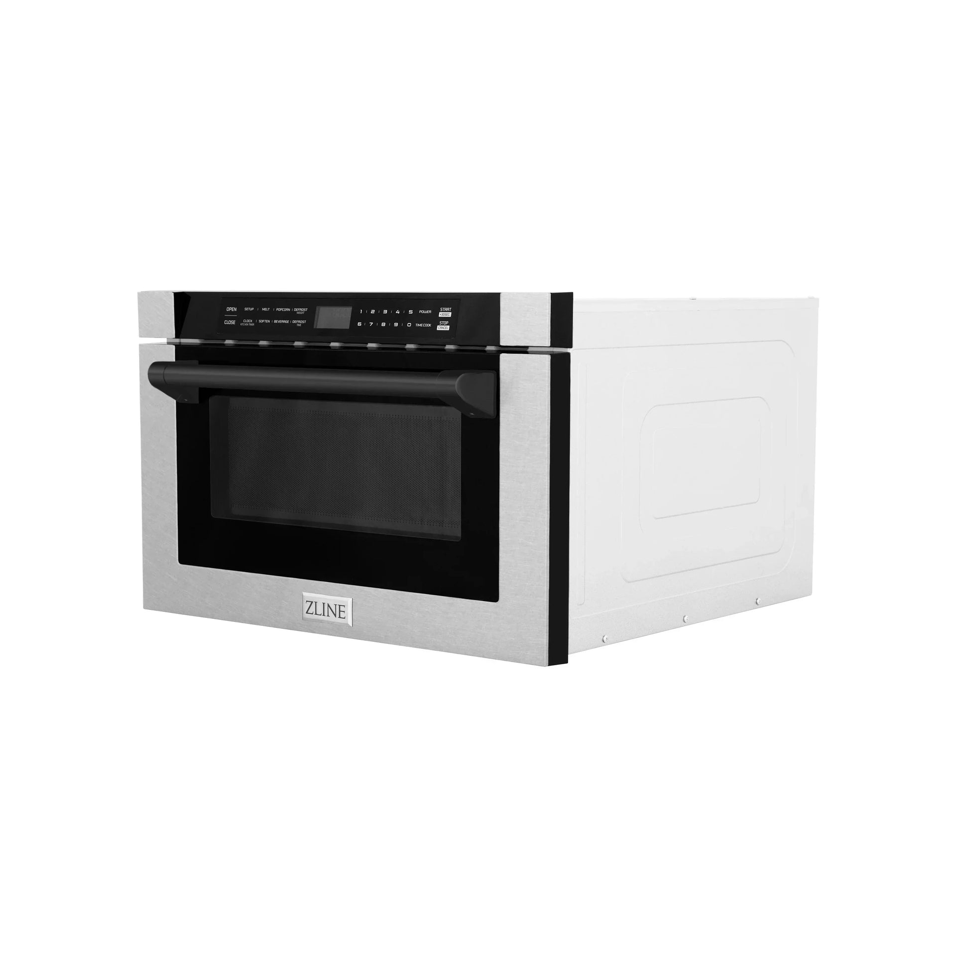 zline-autograph-24-1-2-cu-ft-built-in-microwave-drawer-with-a-traditional-handle-in-satin-stainless-steel-and-matte-black-accents-mwdz-1-ss-h-mb