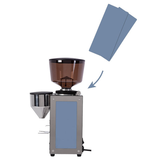 Profitec Pro T64 Magnetic Grinder Side Panels in Calm Blue