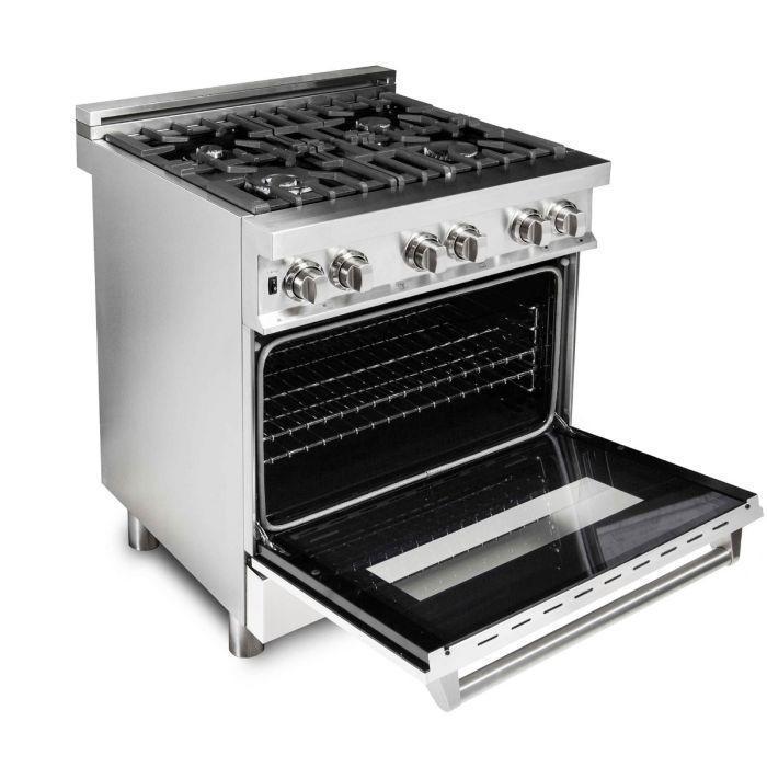 zline-kitchen-and-bath-30-in-dual-fuel-range-with-white-matte-door-30-in-range-hood-appliance-package-2kp-rawmrh30