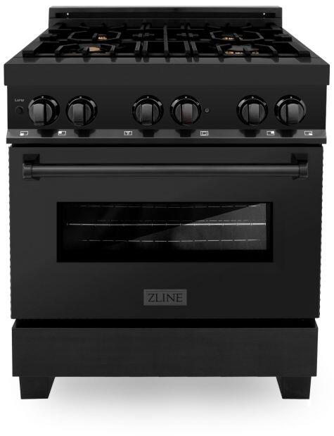 zline-30-dual-fuel-professional-range-with-gas-burners-electric-convection-oven-black-stainless-steel-with-brass-burners-rab-br-30