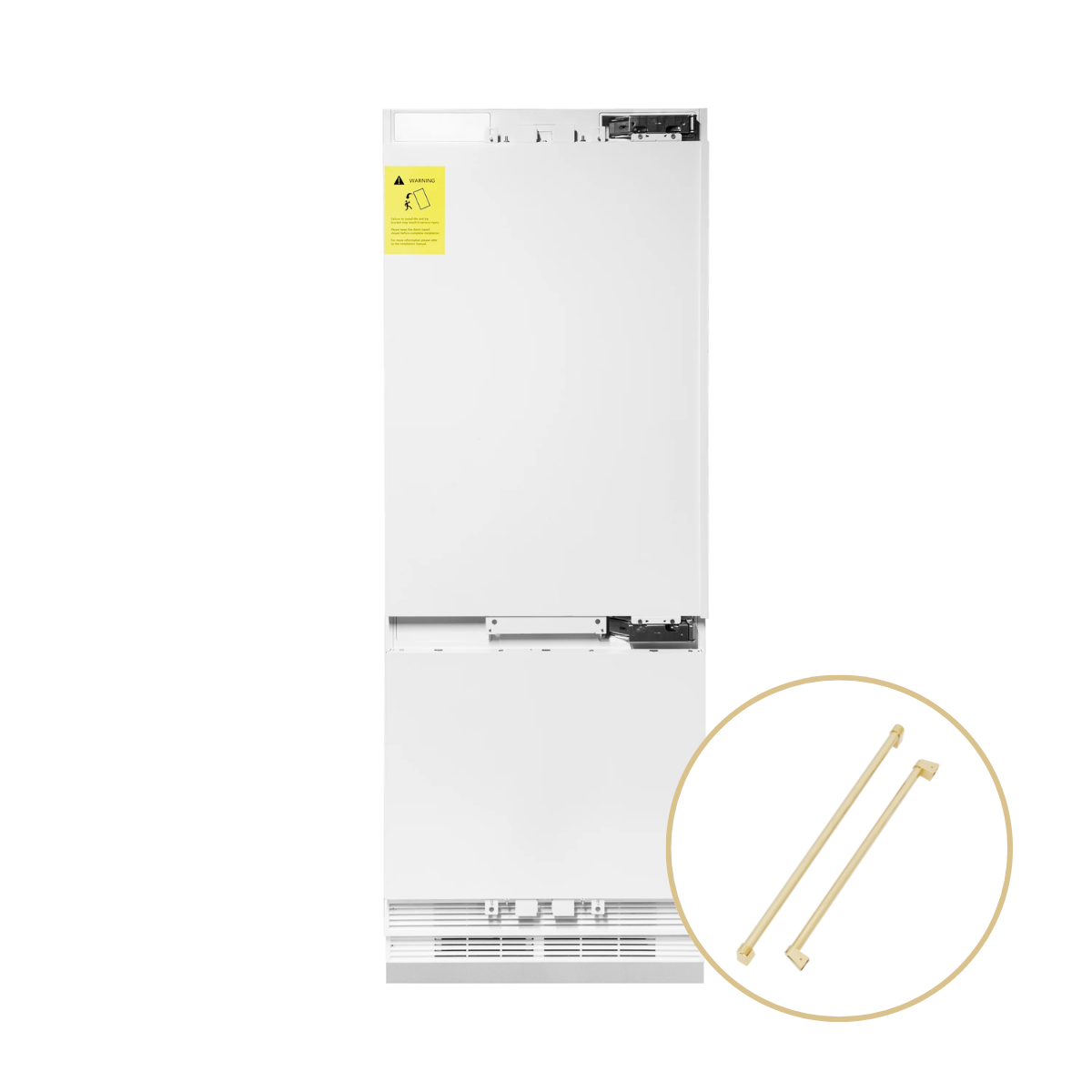 zline-30-in-built-in-bottom-freezer-refrigerator-16-1-cu-ft-panel-ready-2-door-internal-water-ice-dispenser-gold-handles-rbivz-30-g