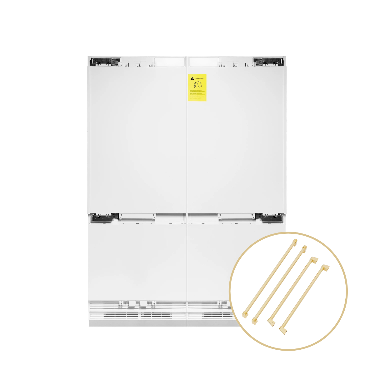 zline-60-in-built-in-panel-ready-refrigerator-32-2-cu-ft-4-door-french-door-gold-handles-rbiv-60-g