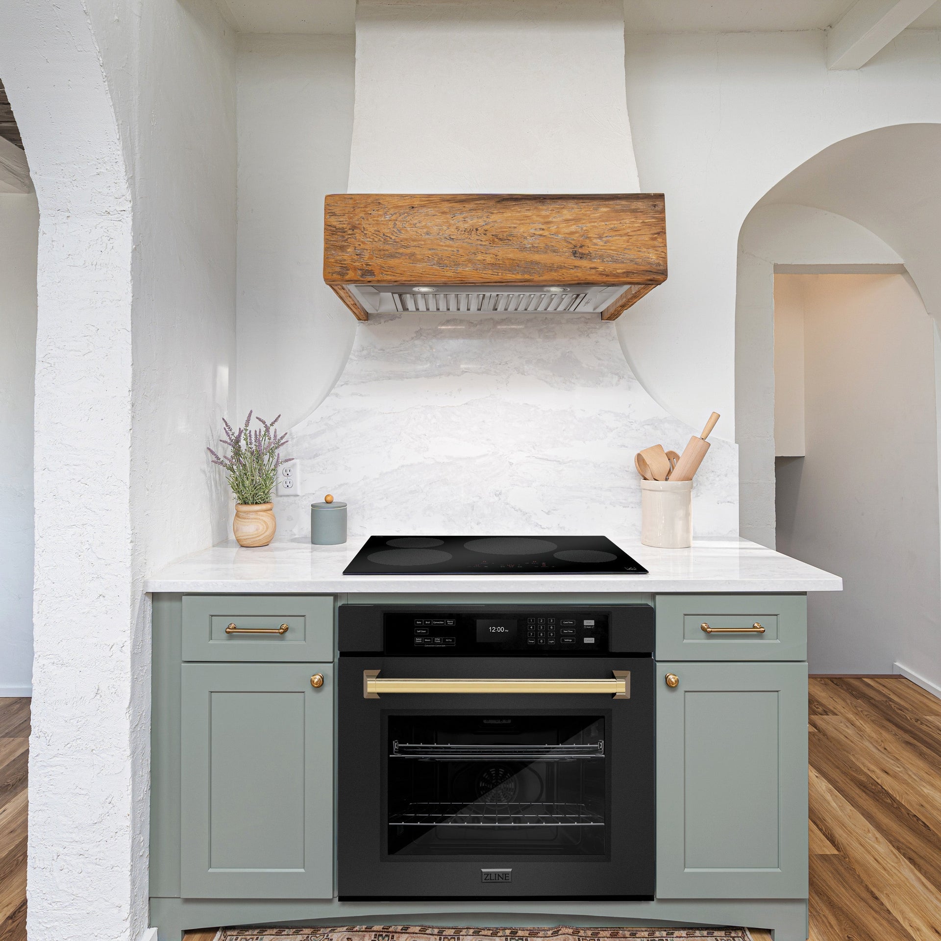 zline-30-autograph-single-wall-oven-with-air-fry-and-self-clean-in-black-and-gold-handle-wasbz-30-g