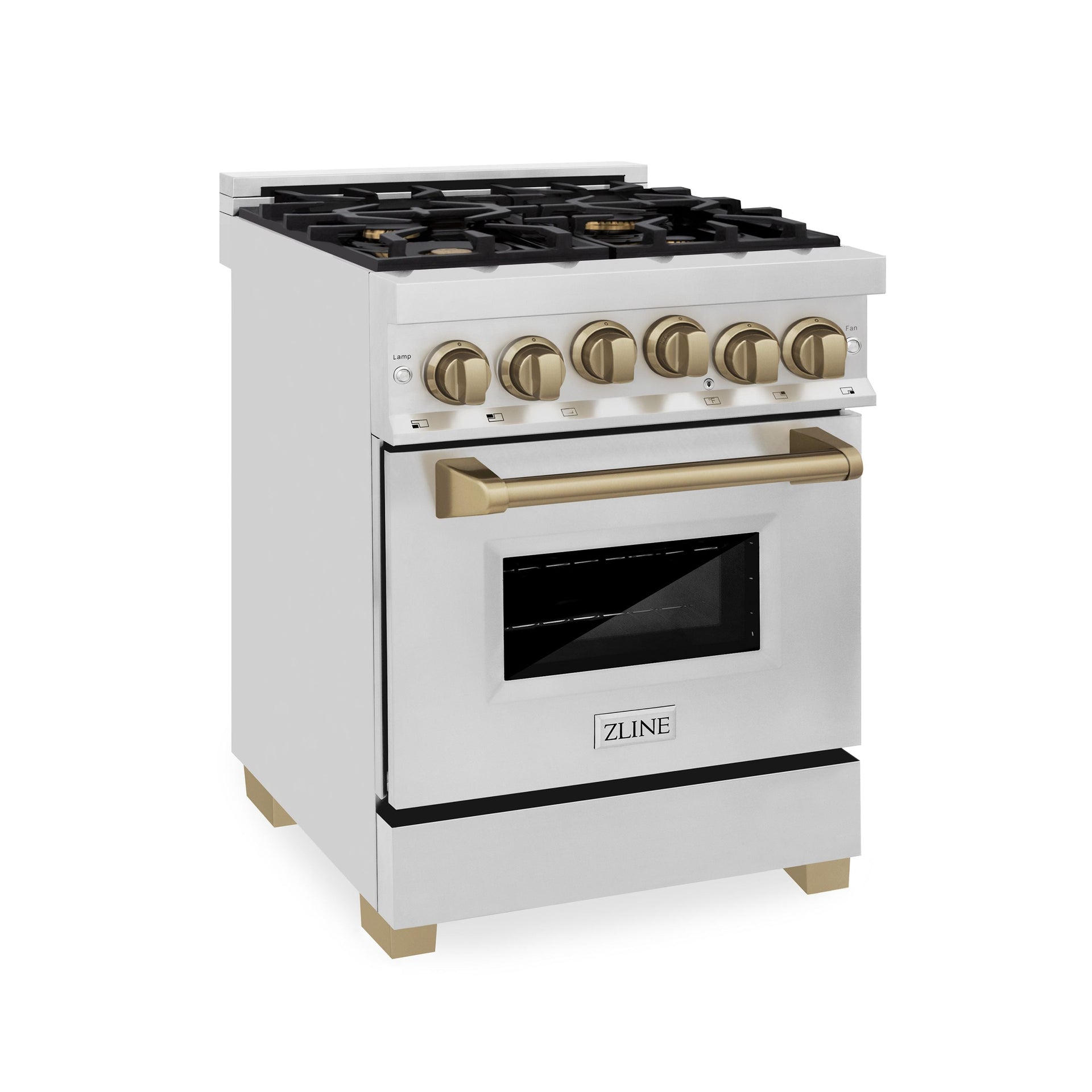 zline-autograph-edition-24-in-dual-fuel-range-2-8-cu-ft-stainless-steel-with-champagne-bronze-accents-raz-24-cb