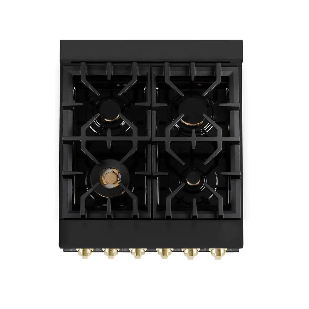 zline-24-in-autograph-edition-dual-fuel-range-in-black-stainless-steel-with-gold-accents-rabz-24-g