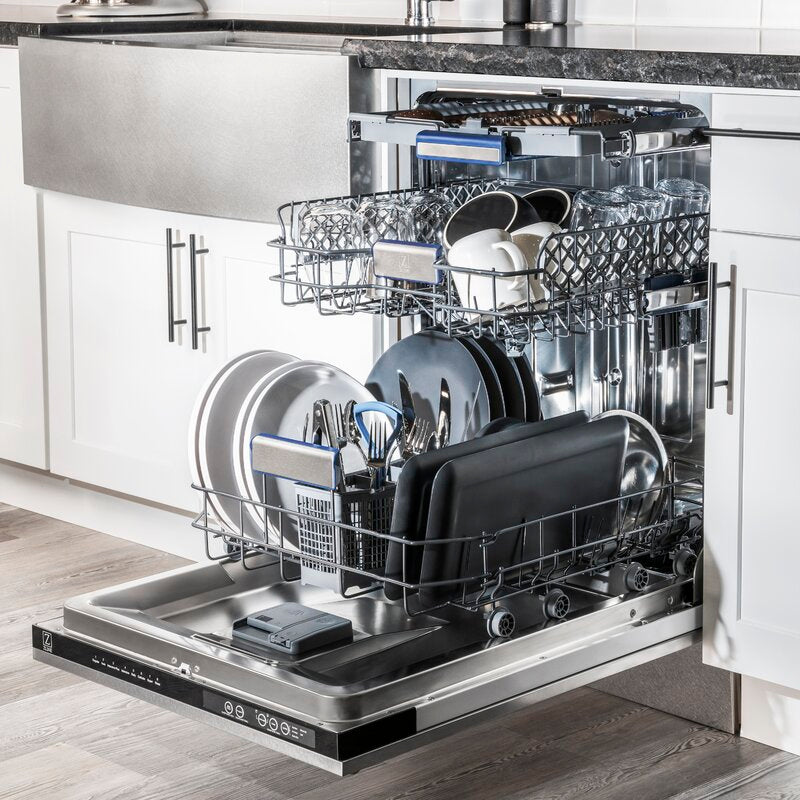 zline-24-tallac-series-3rd-rack-tall-tub-dishwasher-with-satin-stainless-steel-panel-and-stainless-steel-tub-51dba-dwv-sn-24