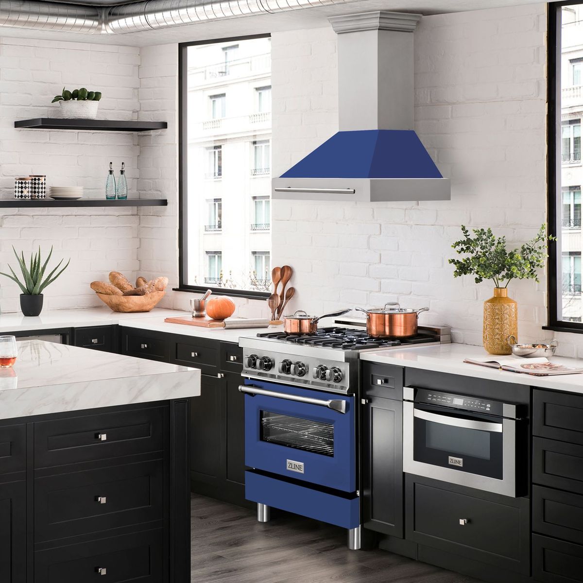 zline-30-inch-wall-mount-range-hood-4-speed-400-cfm-stainless-steel-blue-matte-shell-led-lighting-8654stx-bm-30zline-30-inch-wall-mount-range-hood-4-speed-400-cfm-stainless-steel-blue-matte-shell-led-lighting-8654stx-bm-30