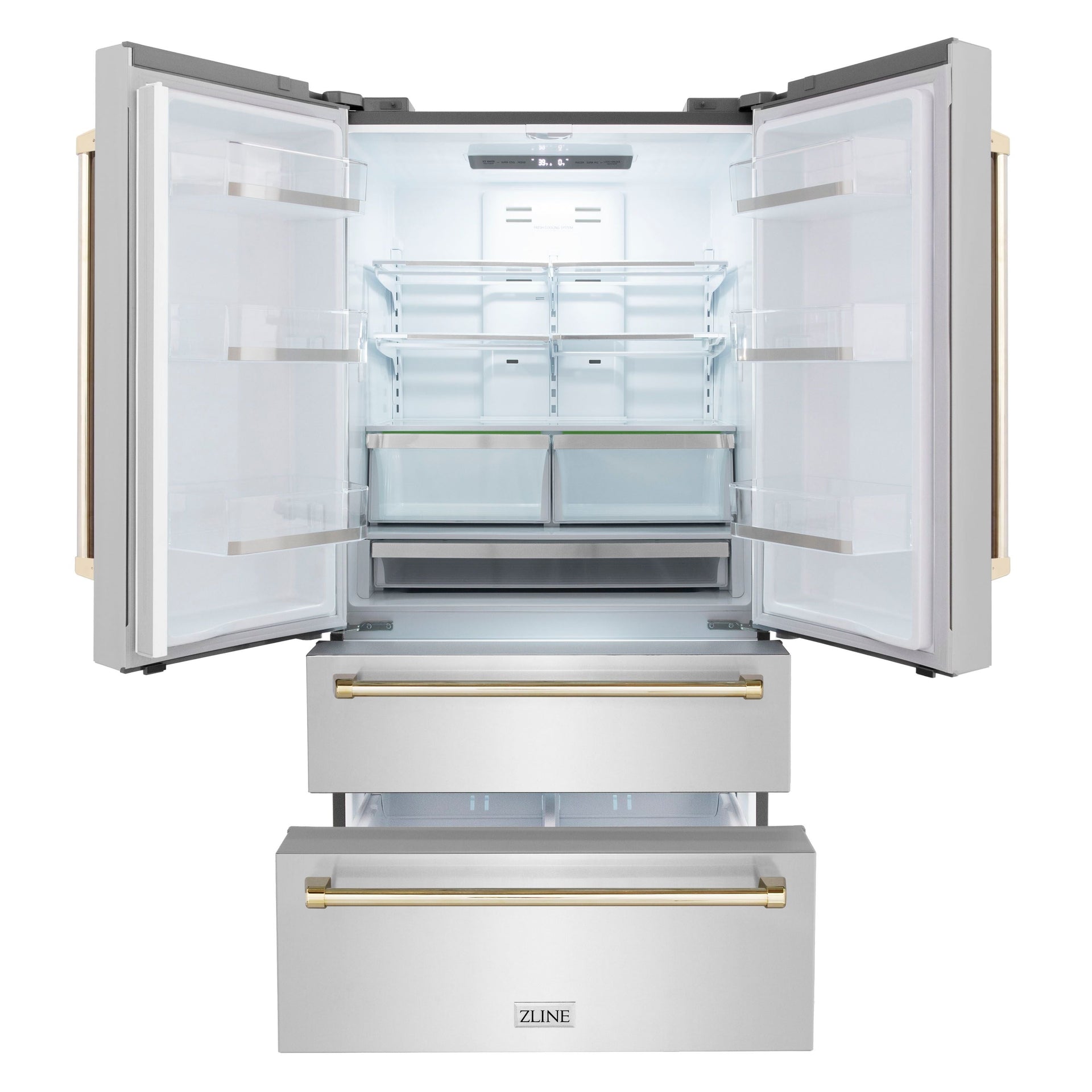 zline-autograph-package-30-dual-fuel-range-range-hood-dishwasher-refrigerator-in-stainless-steel-with-gold-accents-4kapr-rarhdwm30-g