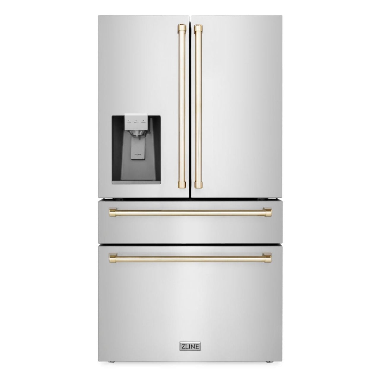 zline-autograph-gold-package-36-rangetop-36-range-hood-dishwasher-refrigerator-with-external-water-and-ice-dispenser-microwave-oven