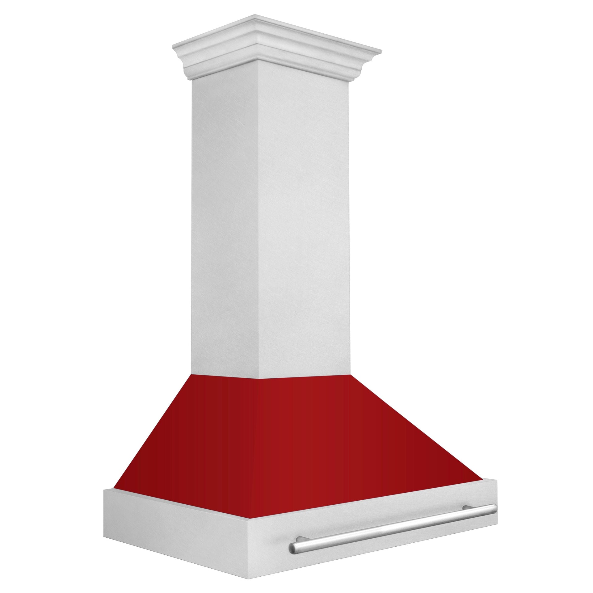 zline-36-in-wall-mount-range-hood-700-cfm-satin-stainless-steel-with-red-gloss-shell-stainless-steel-handle-8654snx-rg-36