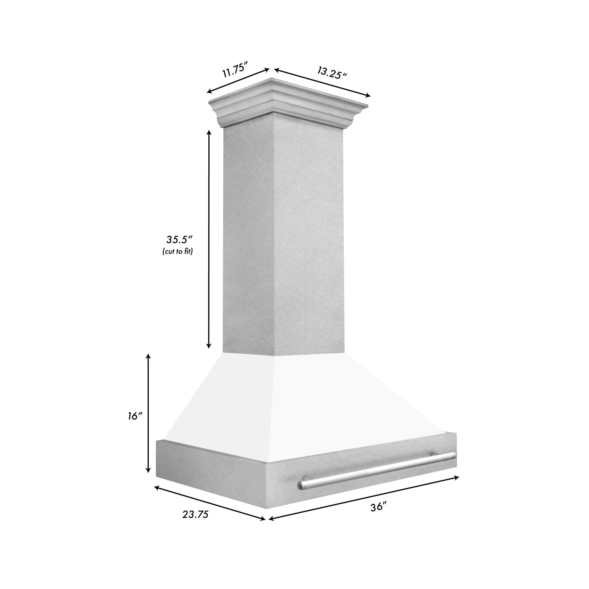 zline-36-inch-wall-mount-range-hood-satin-stainless-steel-white-matte-shell-stainless-steel-handle-8654snx-wm-36