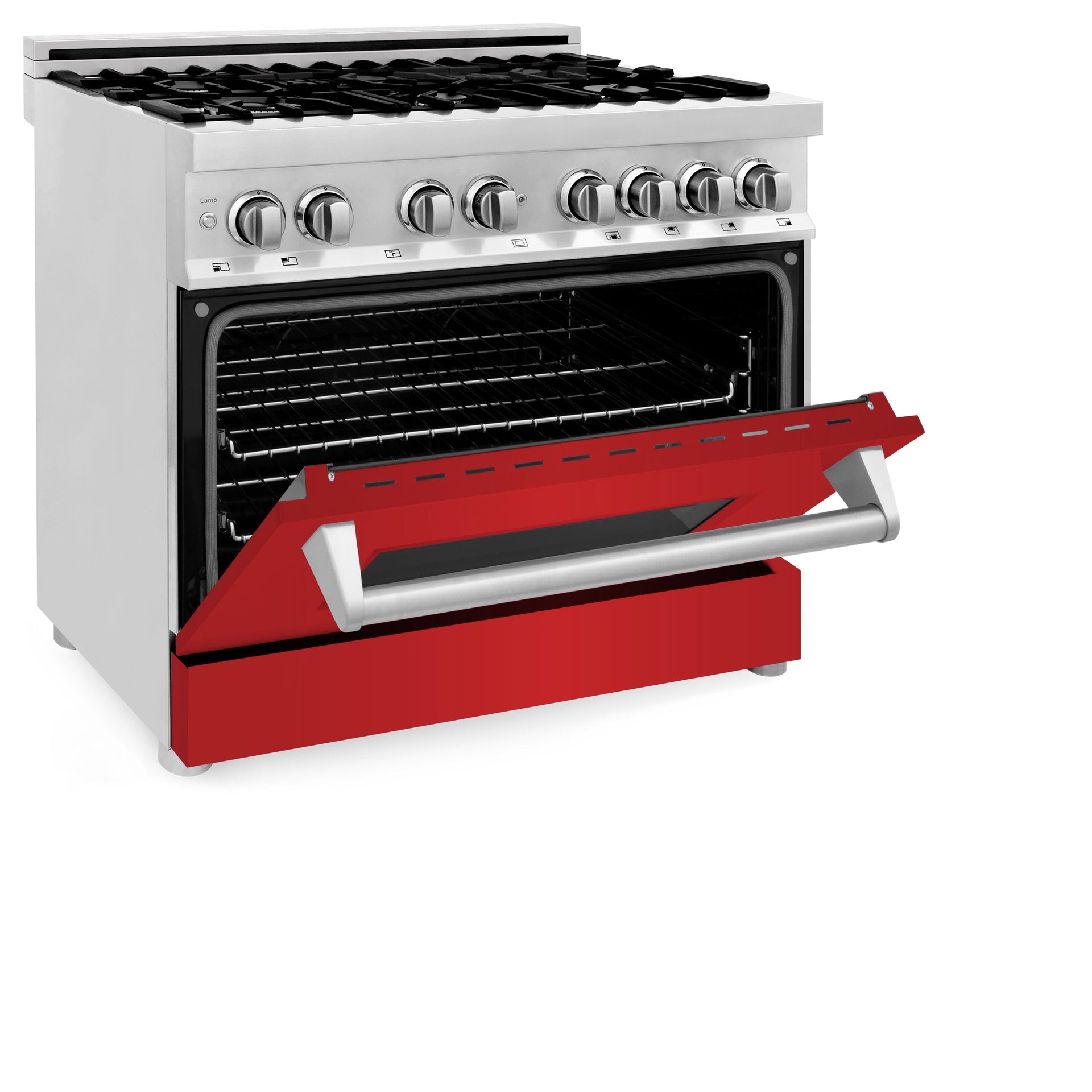 zline-36-in-dual-fuel-range-with-red-matte-doors-36-in-range-hood-appliance-package-2kp-rarmrh36