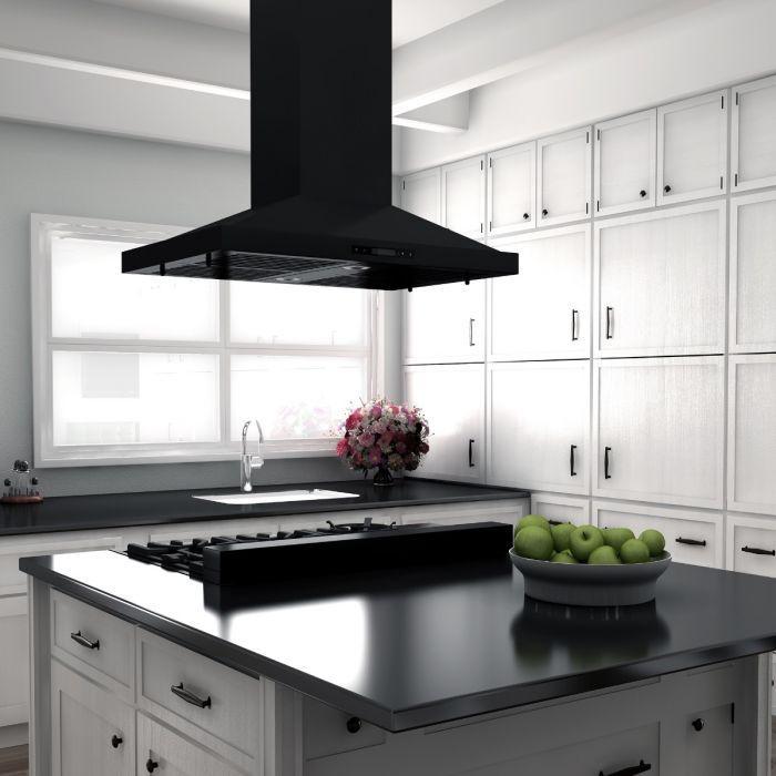 zline-4-piece-appliance-package-36-in-rangetop-range-hood-refrigerator-and-double-wall-oven-in-black-stainless-steel-4kpr-rtbrh36-awd