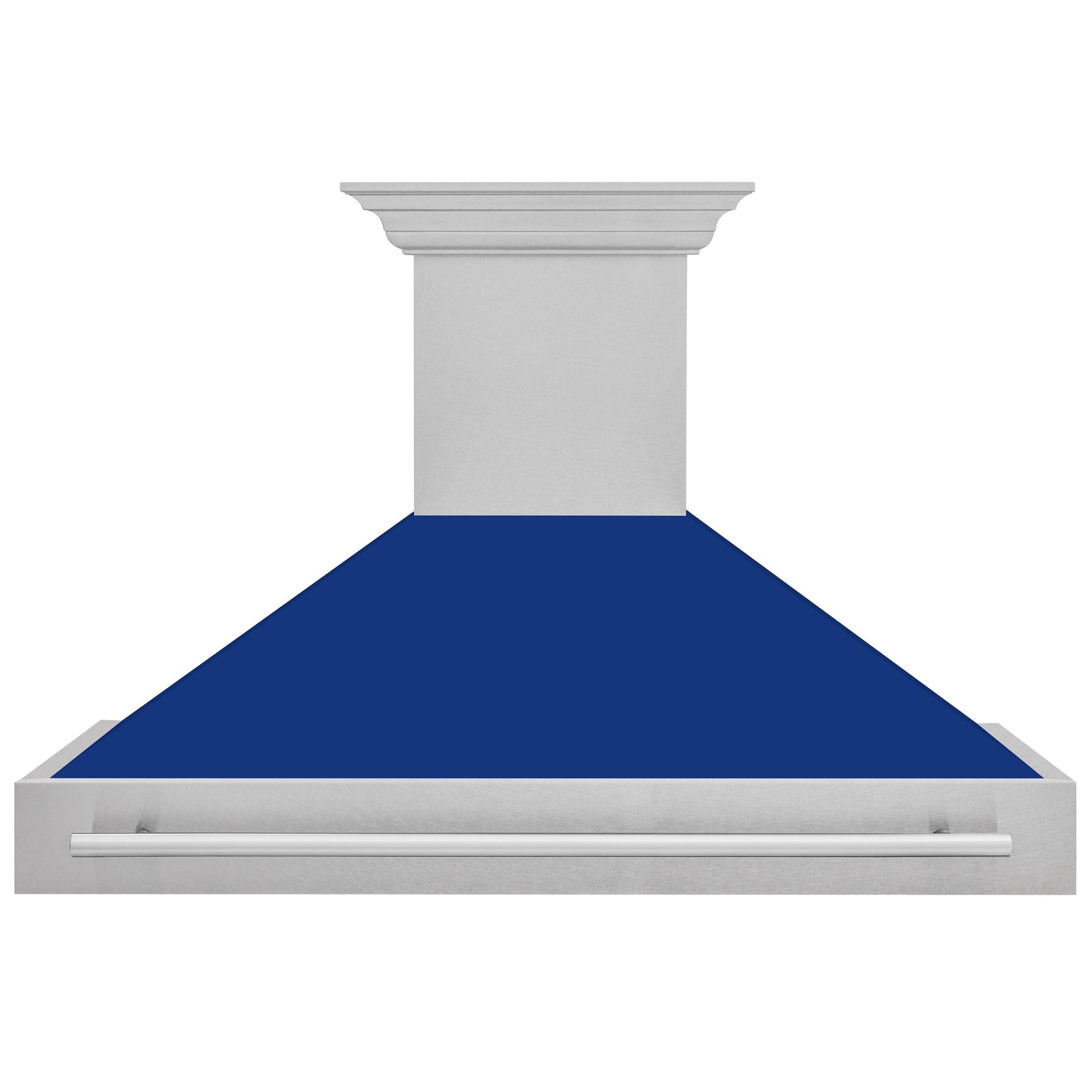 zline-48-in-wall-mount-range-hood-700-cfm-satin-stainless-steel-blue-gloss-shell-stainless-steel-handle-8654snx-bg-48