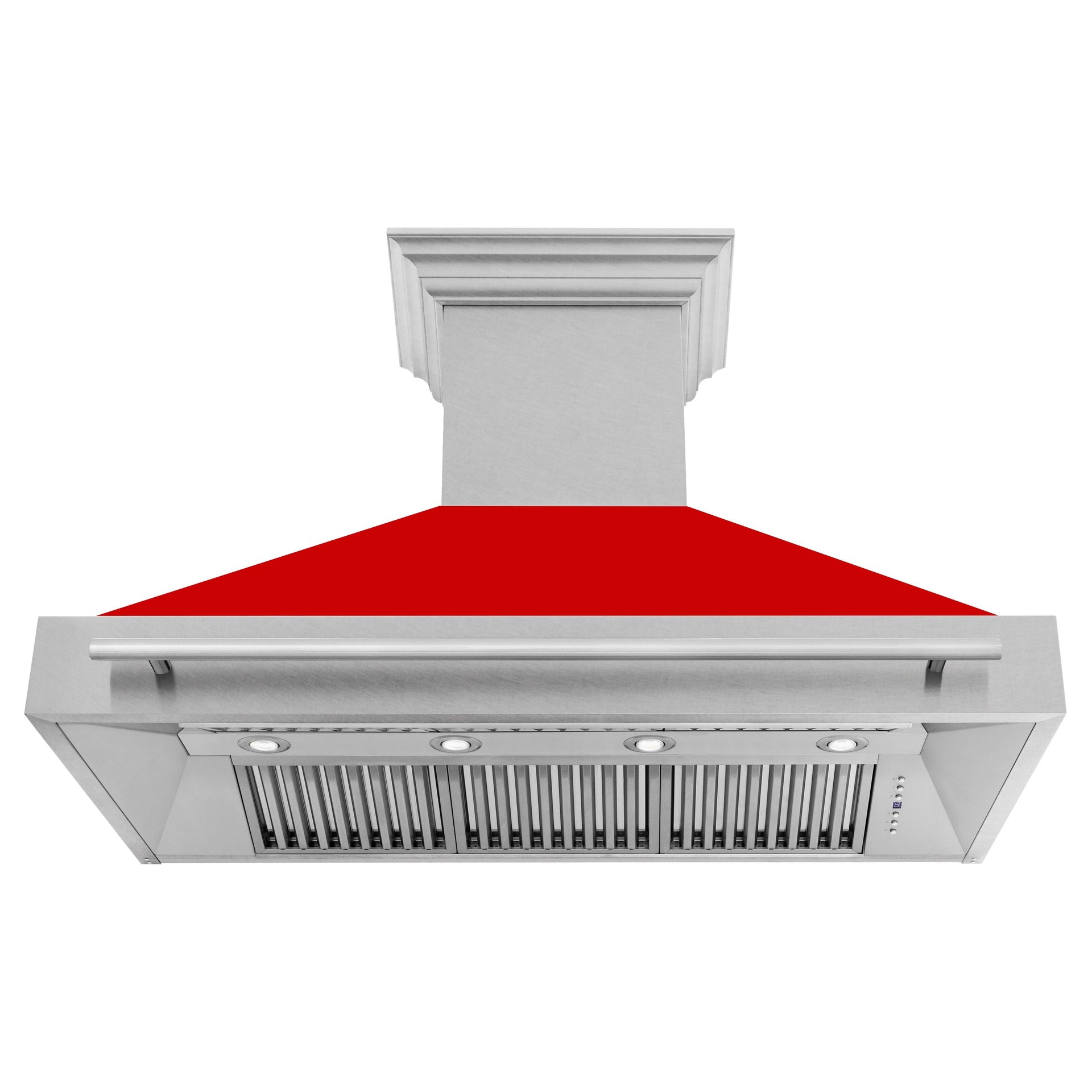 zline-48-in-wall-mount-range-hood-400-cfm-satin-stainless-steel-red-matte-shell-led-lighting-dishwasher-safe-filters-8654snx-rm-48