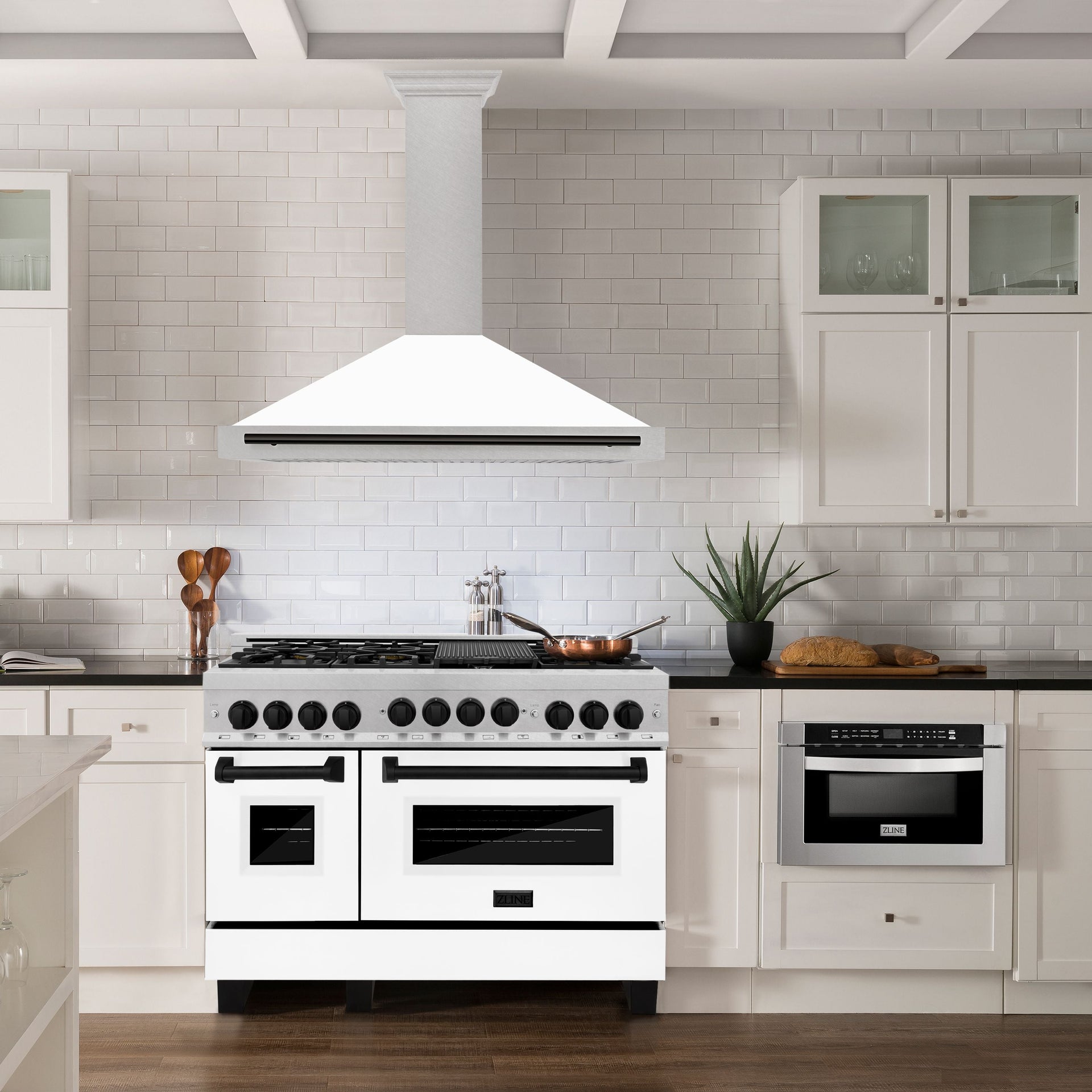 zline-48-in-wall-mount-range-hood-convertible-satin-stainless-steel-white-matte-matte-black-handle-kb4snz-wm48-mb
