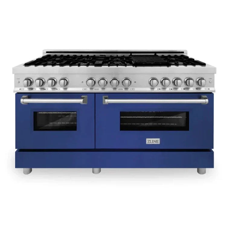 zline-60-in-legacy-dual-fuel-range-7-4-cu-ft-9-burner-gas-cooktop-double-electric-convection-ovens-satin-stainless-steel-with-blue-gloss-doors-ras-bg-60
