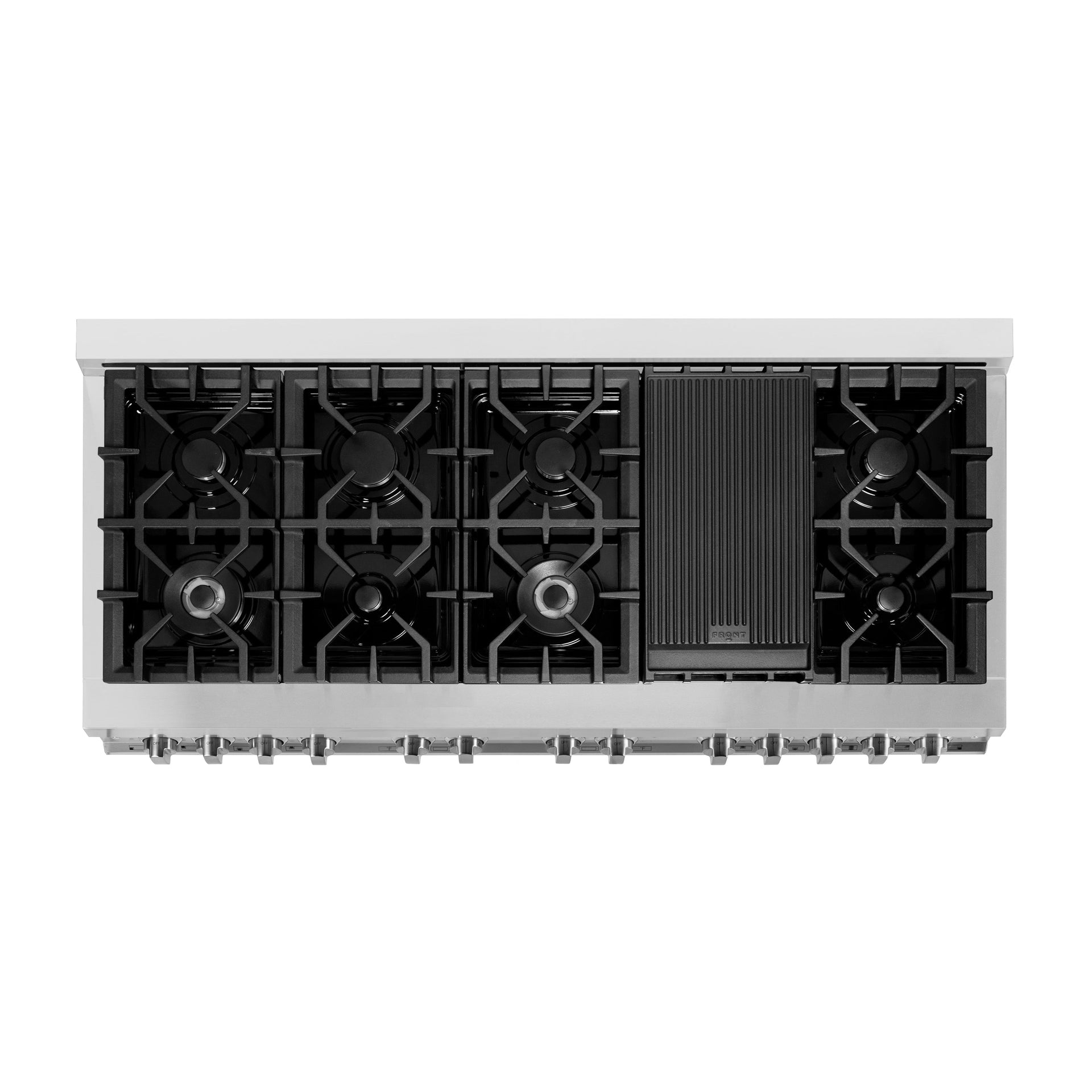 zline-60-inch-dual-fuel-professional-range-with-gas-cooktop-and-electric-convection-oven-in-stainless-steel-with-black-matte-door-ra-blm-60