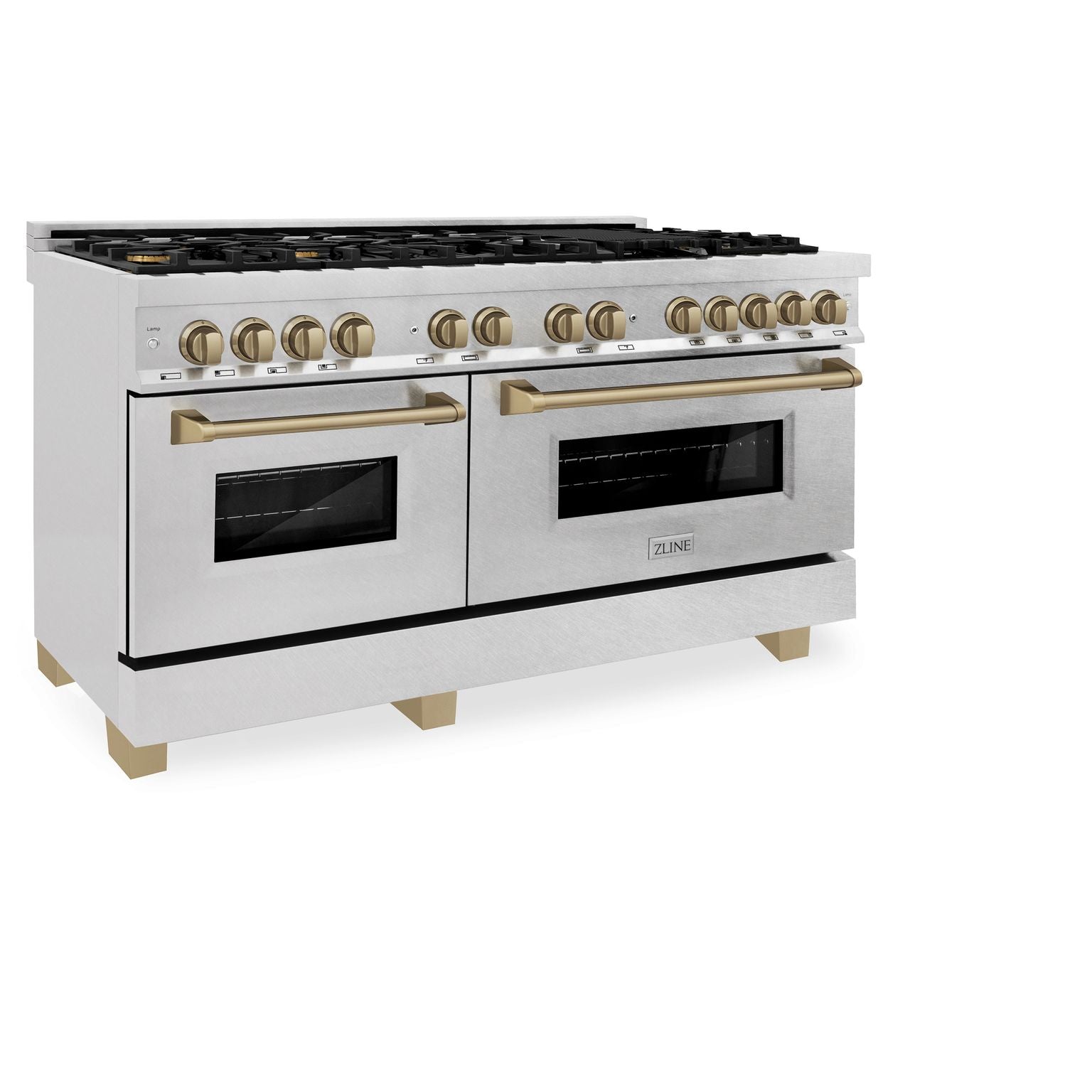zline-autograph-edition-60-in-7-4-cu-ft-legacy-dual-fuel-range-with-9-gas-burners-and-double-electric-convection-ovens-in-satin-stainless-steel-with-champagne-bronze-accents-rasz-sn-60-cb