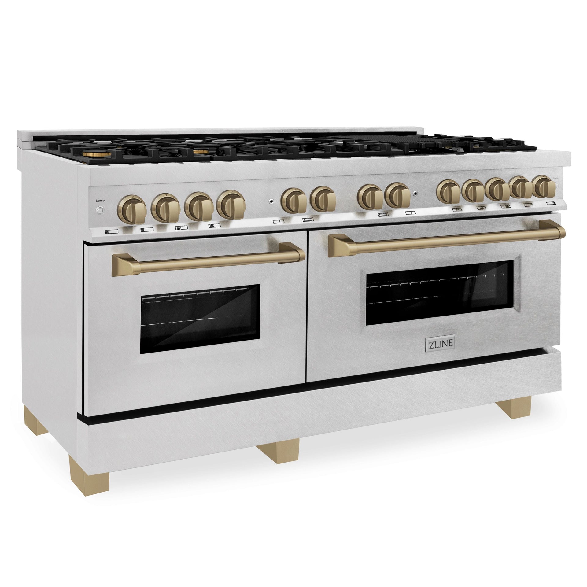zline-autograph-edition-60-in-7-4-cu-ft-legacy-dual-fuel-range-with-9-gas-burners-and-double-electric-convection-ovens-in-satin-stainless-steel-with-champagne-bronze-accents-rasz-sn-60-cb