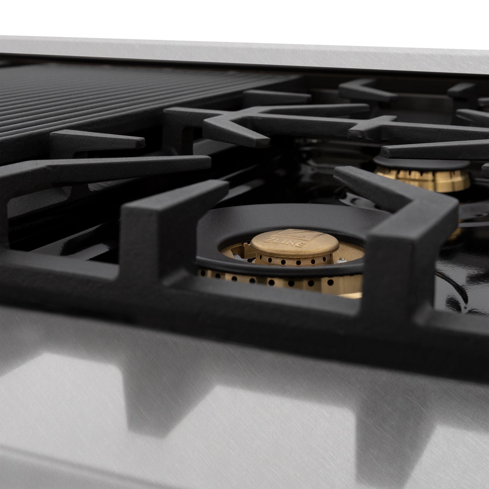 zline-autograph-edition-48-in-6-0-cu-ft-legacy-dual-fuel-range-with-7-burner-gas-cooktop-and-double-electric-ovens-in-satin-stainless-steel-with-white-matte-doors-and-champagne-bronze-accents-rasz-wm-48-cb