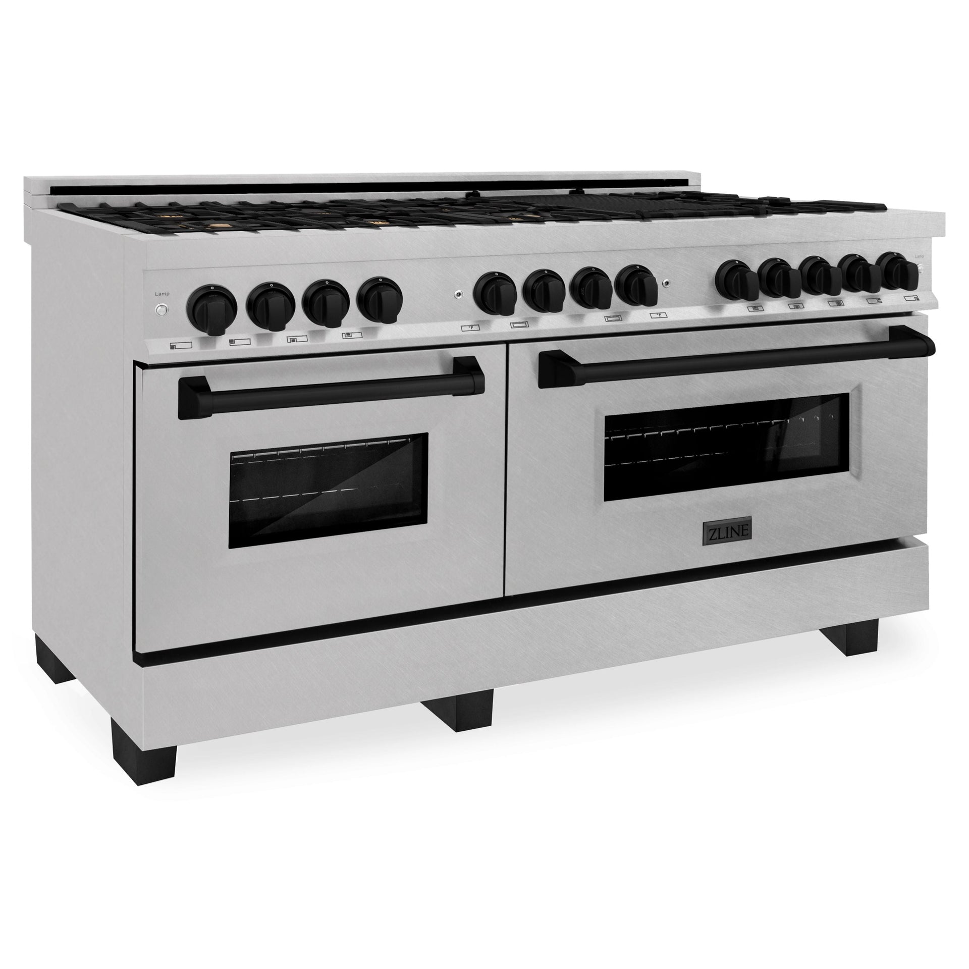 zline-autograph-edition-60-in-7-4-cu-ft-legacy-dual-fuel-range-with-9-gas-burners-and-double-electric-convection-ovens-in-satin-stainless-steel-with-matte-black-accents-rasz-sn-60-mb