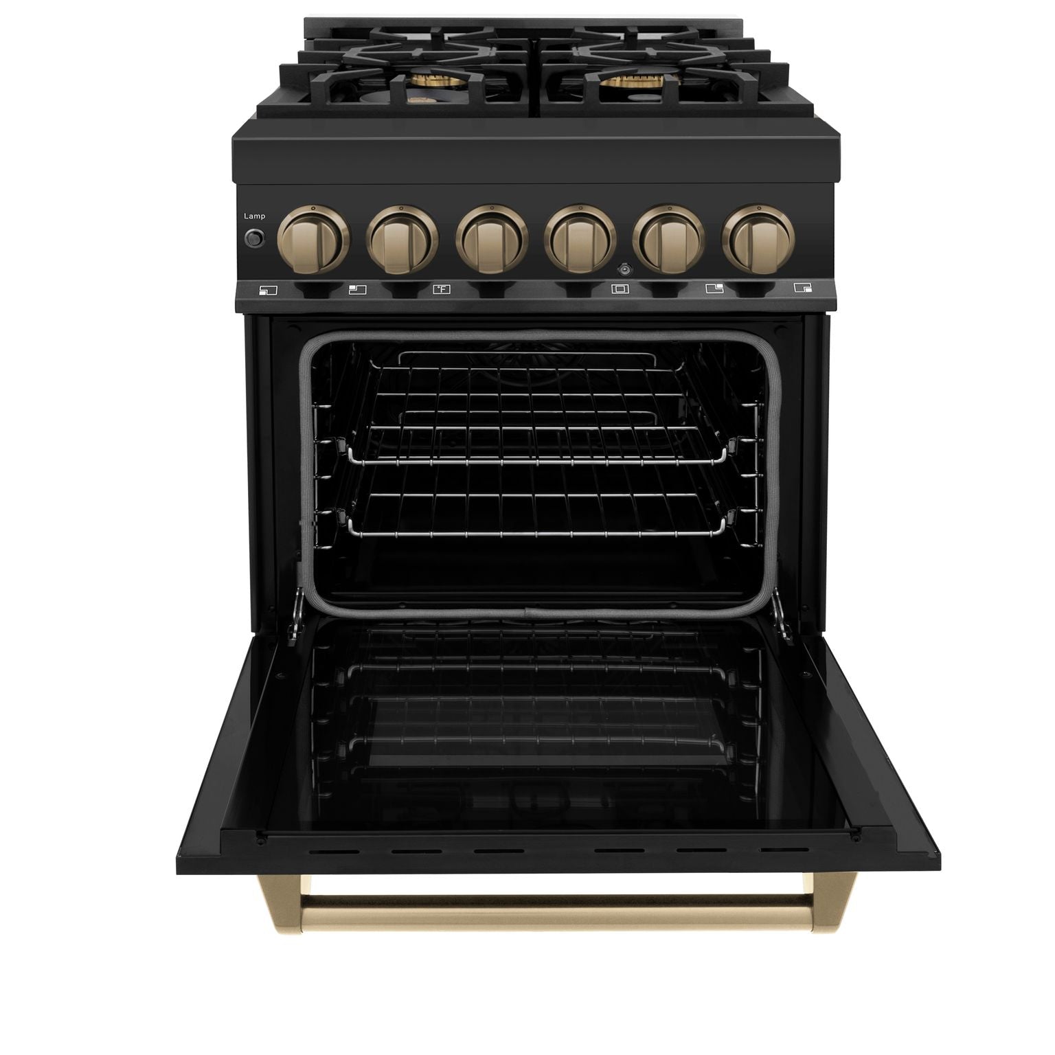 zline-autograph-edition-24-in-dual-fuel-range-black-stainless-steel-with-bronze-accents-rabz-24-cb