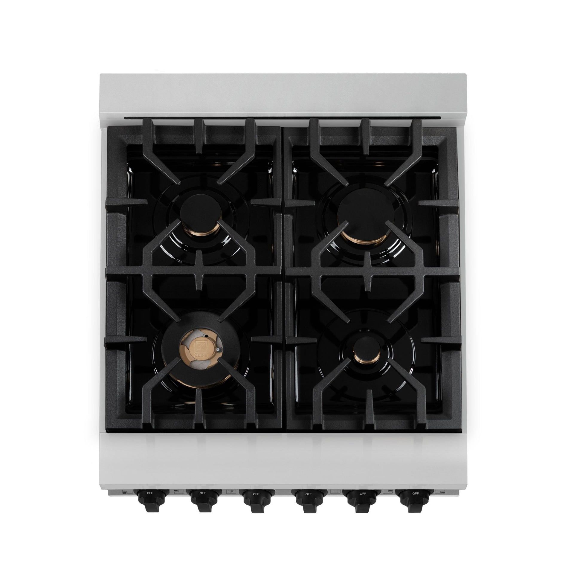 zline-autograph-24-dual-fuel-range-2-8-cu-ft-stainless-steel-with-black-matte-accents-raz-24-mb