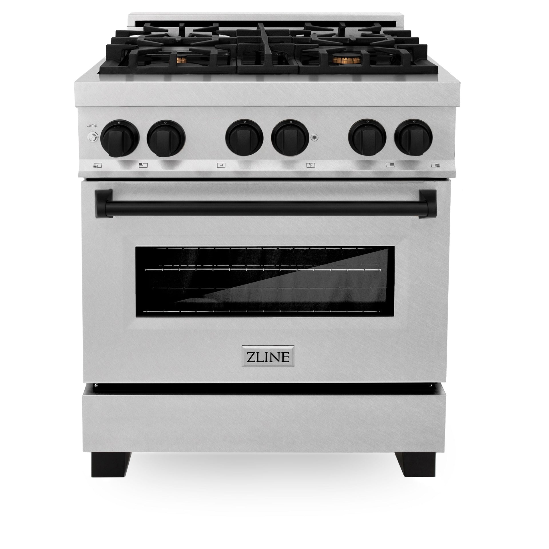 zline-autograph-edition-legacy-30-dual-fuel-range-4-0-cu-ft-electric-convection-oven-4-burner-gas-cooktop-satin-stainless-steel-with-matte-black-accents-rasz-sn-30-mb