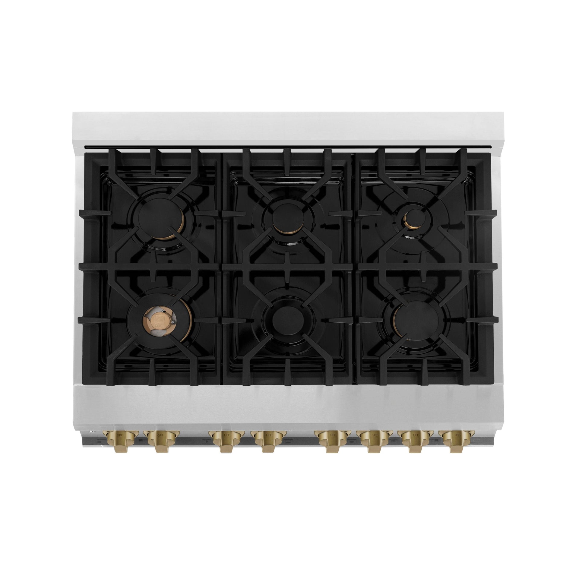 zline-kitchen-and-bath-autograph-package-36-in-dual-fuel-range-range-hood-in-stainless-steel-with-champagne-bronze-accents-2akp-rarh36-cb