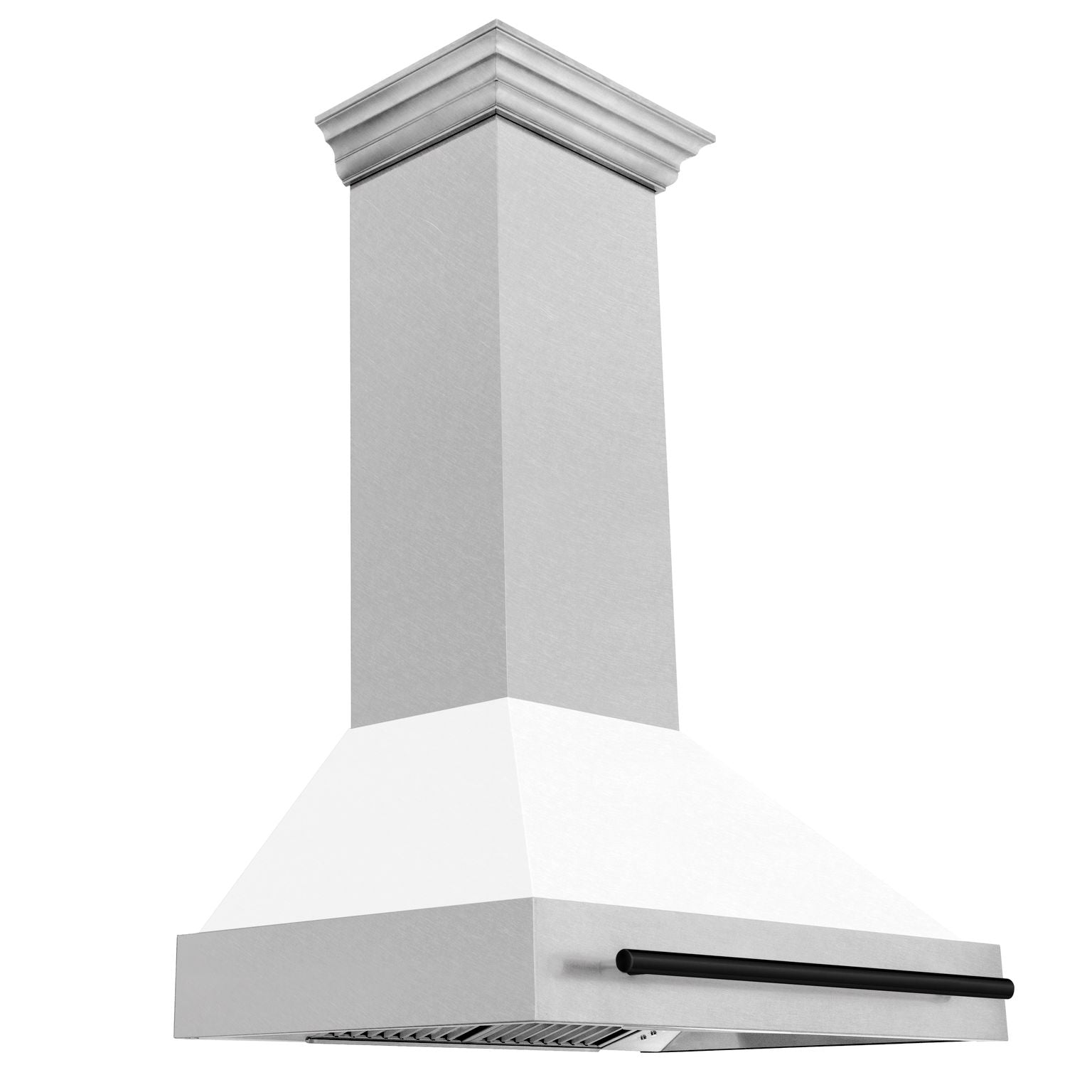 zline-36-in-wall-mount-range-hood-satin-stainless-steel-white-matte-shell-700-cfm-matte-black-handle-8654snz-wm36-mb