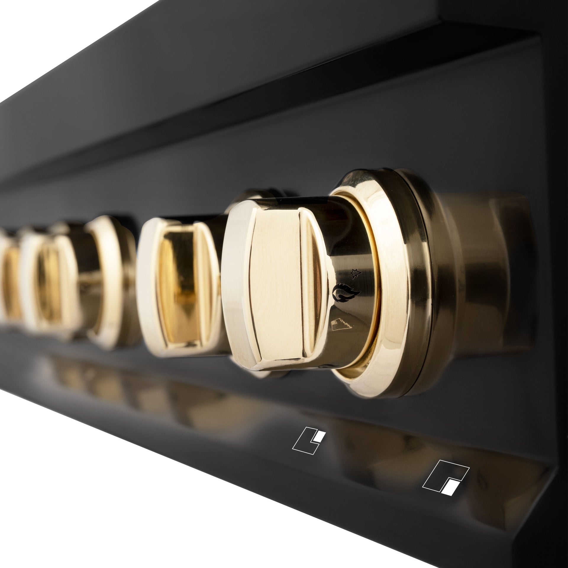 zline-autograph-edition-36-inch-porcelain-rangetop-with-6-gas-burners-in-black-stainless-steel-and-gold-accents-rtbz-36-g