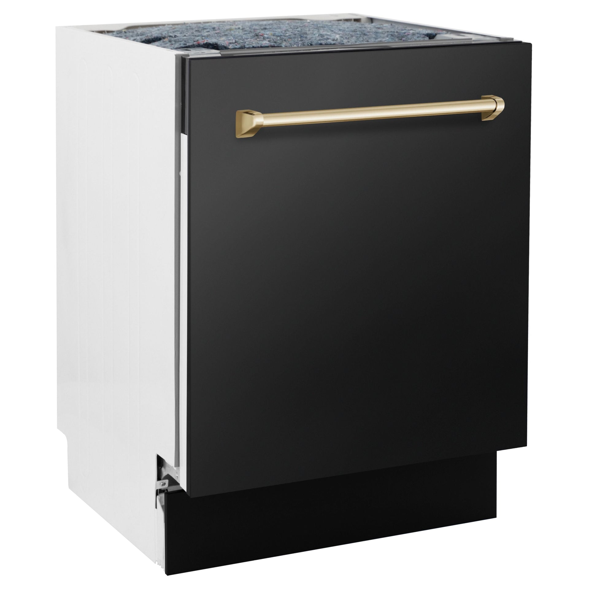 zline-autograph-package-30-gas-range-range-hood-refrigerator-dishwasher-in-black-stainless-with-gold-accents