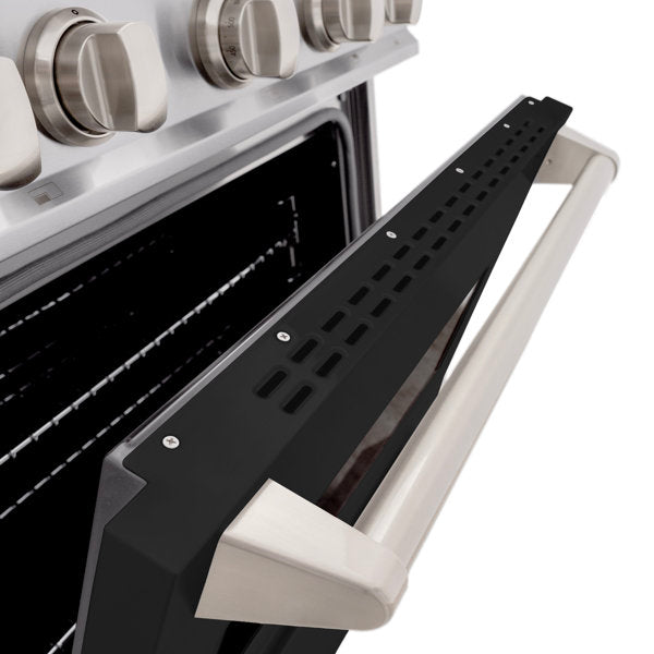 zline-30-in-gas-range-4-2-cu-ft-4-burners-stainless-steel-with-black-matte-door-model-cgr-blm-30